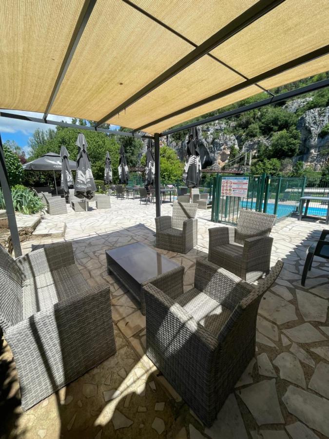 Hotel Restaurant Les Falaises Bouziès Exteriér fotografie