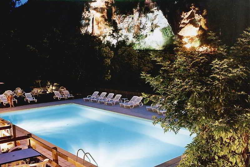 Hotel Restaurant Les Falaises Bouziès Exteriér fotografie